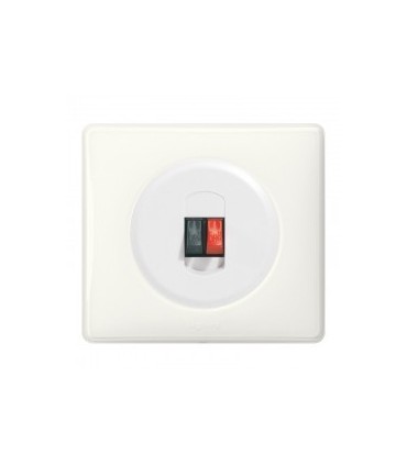 Prise HP simple complète Legrand Céliane Blanc Yesterday