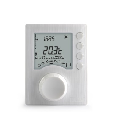 Thermostat chaudière PAC programmable radio piles Tybox 1137