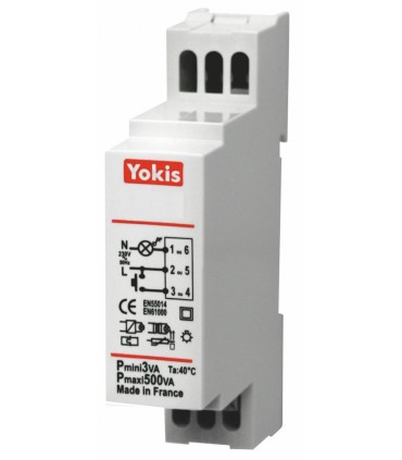 Télérupteur Filaire/Radio temporisable modulaire 10A