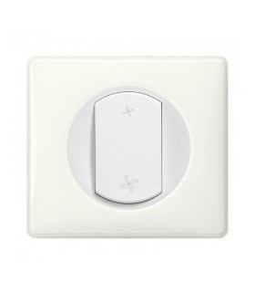 Interrupteur VMC complet Legrand Celiane Blanc Yesterday