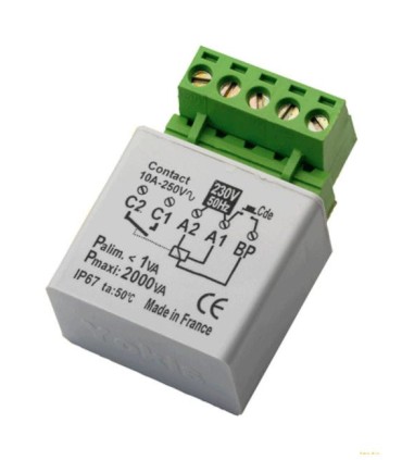 Télérupteur encastré temporisé  2000W