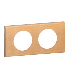 Plaque Céliane Erable Matières 2 postes