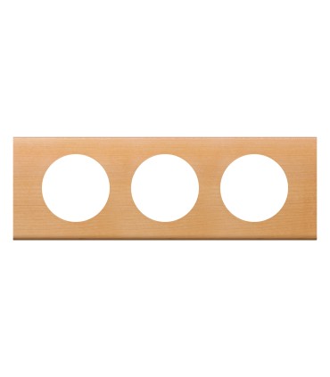 PLAQUE MATIERE 3 POSTES ERABLE - Legrand