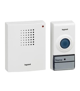 Kit carillon 80dB radio sans fil Essentiel -blanc