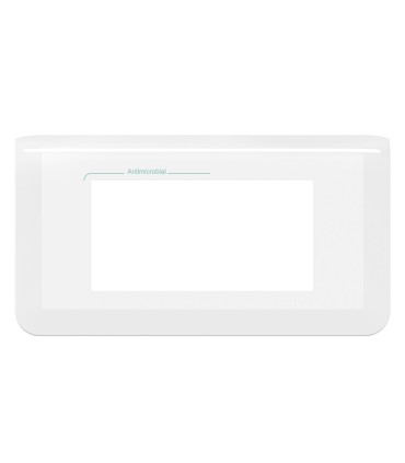 Mosaic Plaque antimicrobien horizontale 4 modules blanc