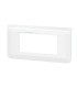 Mosaic Plaque antimicrobien horizontale 4 modules blanc