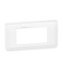 Mosaic Plaque antimicrobien horizontale 4 modules blanc