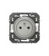 Prise  Dooxie easyréno 2P+T faible profondeur 16A- Aluminium
