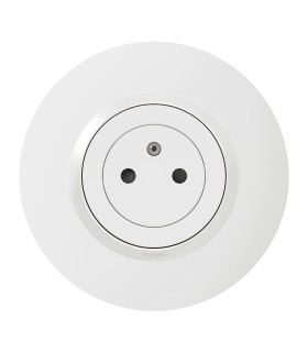 Prise Dooxie 2P+T Surface complète plaque ronde