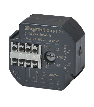 Télérupteur avec minuterie 10AX 230 V