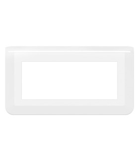 Plaque Mosaic 5 modules horizontale blanc