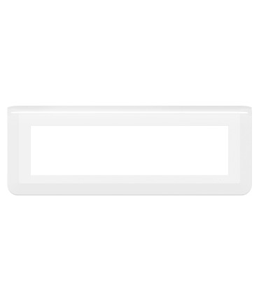 Plaque Mosaic 8 modules horizontale blanc