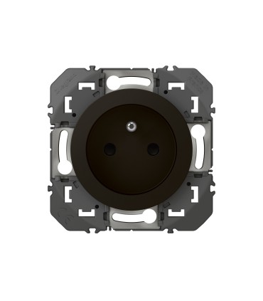 Prise Dooxie 2P+T à puits 16A- noir