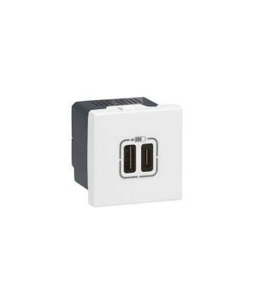 PRISE MOSAIC CHARGEUR 2 USB TYPE A + C