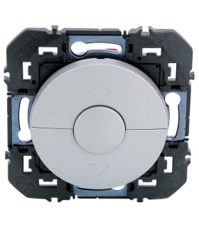 Dooxie Poussoir pour cde volets roulants- enjoliveur alu