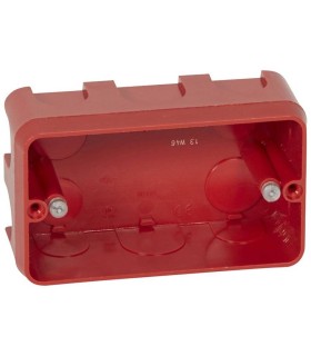 BATIBOX Boîte multiposte maçonnerie pour 3 modules Mosaic - profondeur 40m