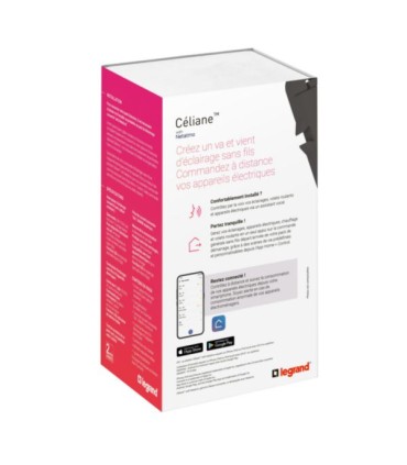 Pack d'extension Celiane Netatmo interrupteur + prise connectée, commande sans fils - blanc sans plaque