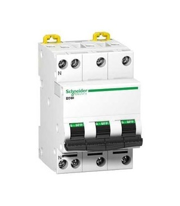 Disjoncteur ACTI 9 DT40N 3P+N 20A Courbe D