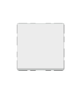 Poussoir Mosaic blanc LED - 2 modules 6 A