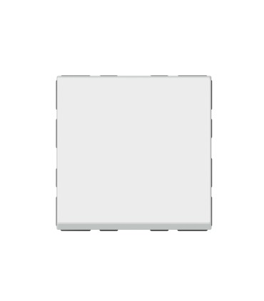 Poussoir Mosaic blanc LED - 2 modules 6 A