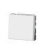 Poussoir Mosaic blanc LED - 2 modules 6 A