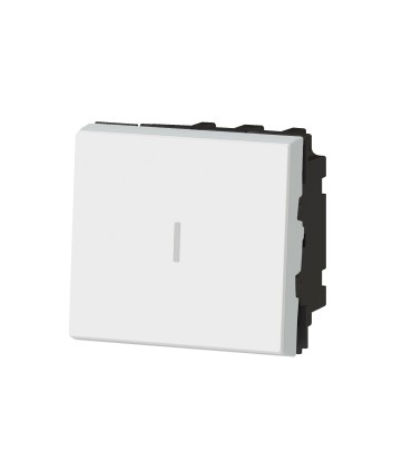 Permutateur Mosaic Blanc LED - 2 modules - 10 AX