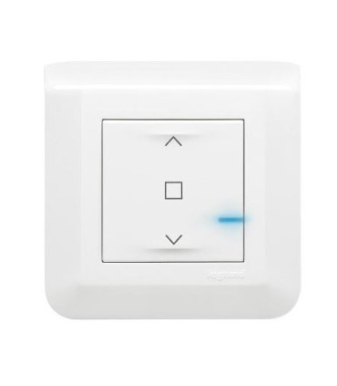 Interrupteur  connecté filaire pour volet roulant Mosaic with Netatmo - blanc