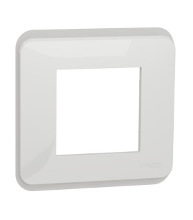 Unica Pro - plaque de finition - Blanc - 1 poste