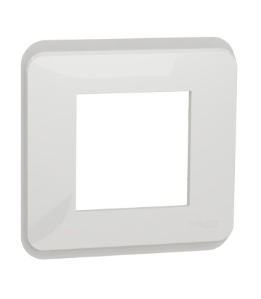 Unica Pro - plaque de finition - Blanc - 1 poste