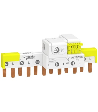 Acti9 iDT40 - Peigne avec connecteur - 1P+N - 6 modules de 18mm - 63A