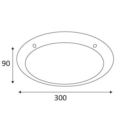 Hublot extérieur anti vandales à détecteur 25w 2125lm 4000k IP66 blanc