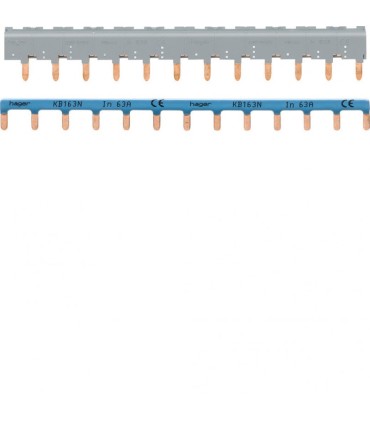 Barres de pontage 3P+N 63A languette 12 modules