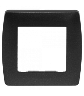 Plaque 1 poste Anthracite gamme ESPRIT