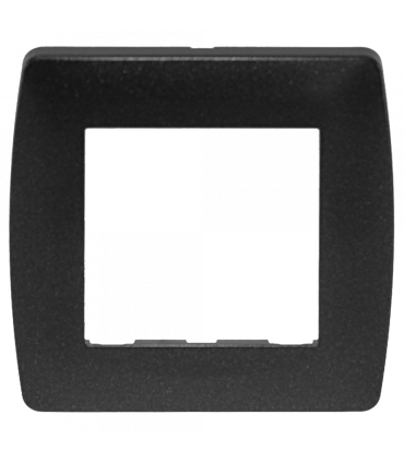 Plaque 1 poste Anthracite gamme ESPRIT