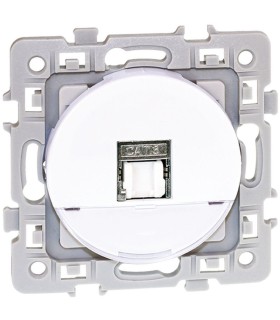Prise RJ45 CAT6A STP blanche Square