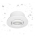 Spot LED Rond 4 en 1 Bora 7w 600lm 55° IP65 dim blanc mat