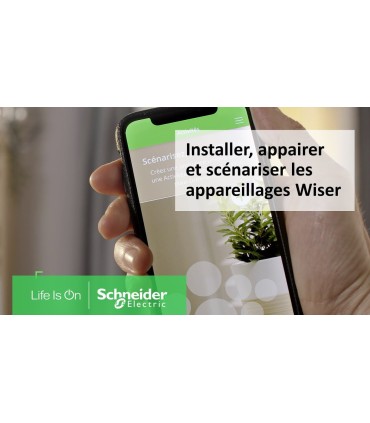 Micromodule encastré - interrupteur multifonctions Wiser Odace / Schneider