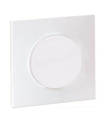 Lot de 50 plaques 1 poste blanc pour appareillage gamme Square