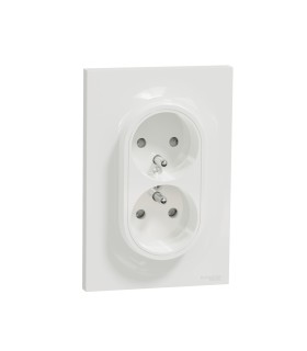 ODACE PRISE 2P+T DOUBLE BLANC A GRIFFES SPÉCIAL RENOVATION