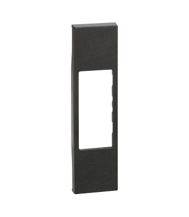 Plastron de finition Living Now pour RJ45 - Anthracite 1 module