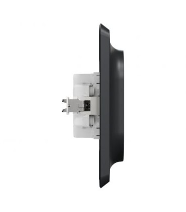 Prise double Unica 2P+T pour boîte 1P Anthracite