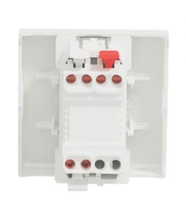 Unica - va-et-vient - 10A - connexion rapide - 2 mod - Blanc