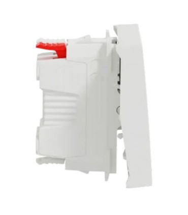 Unica - va-et-vient - 10A - connexion rapide - 2 mod - Blanc