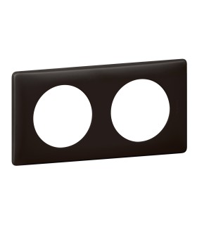 PLAQUE Céliane 2 POSTES BASALTE