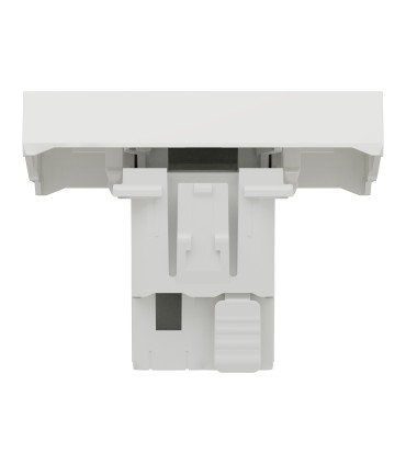 Unica va-et-vient antimicrobien Blanc 10A  connexion rapide - mécanisme seul