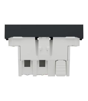 Unica va-et-vient 10A connexion rapide Anthracite - mécanisme seul