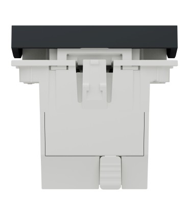 Unica interrupteur volet-roulant 3 touches - 6A - Anthracite - mécanisme seul