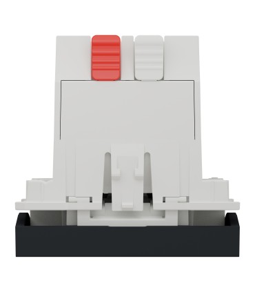 Unica interrupteur volet-roulant 3 touches - 6A - Anthracite - mécanisme seul