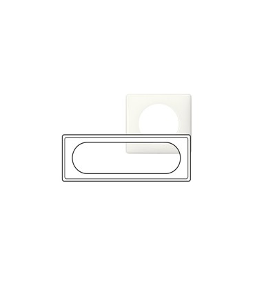 PLAQUE ETENDUE 3 POSTES BLANC - Legrand