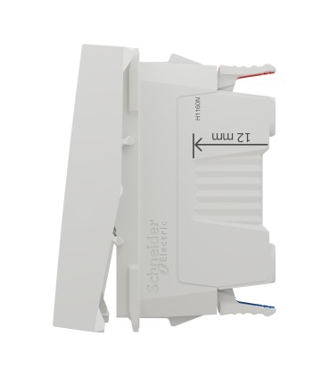 Unica va-et-vient lumineux témoin 10A - connexion rapide - Blanc - mécanisme seul